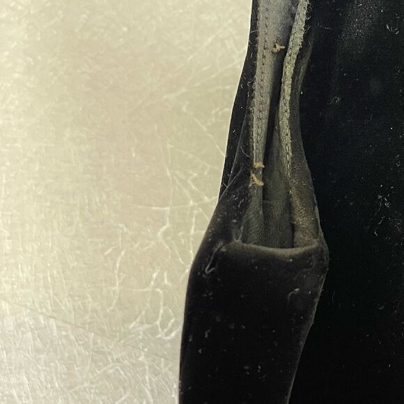 Kiki Hart New York Vintage Velvet Two Piece Cocktail Dress Set Black - Picture 8 of 10